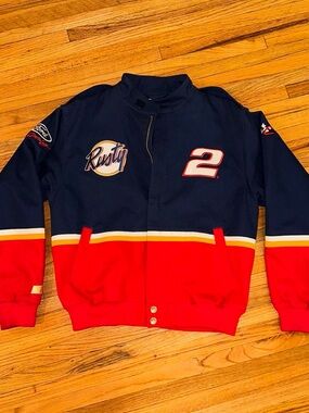 Vintage Rusty Wallace Chase Authentics Racing Jacket